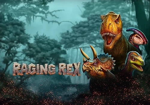 Raging Rex prehistorische avontuur spel met dinosaurus thema